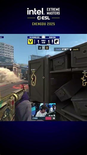 FURIA tried to rush... ZywOo said NO! Quad kill defense! #esl #cs #кс #chengdu #csgo