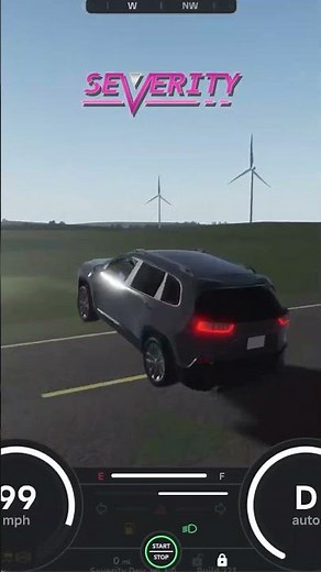 Going off-roading in Severity #roblox #simulator #development