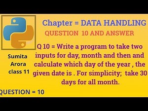 Write a program to take two inputs for day, month