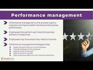 Performance Management | VCE Business Management