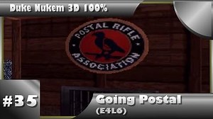 Duke Nukem 3D 100% Walkthrough- Going Postal (E4L6) -All Secrets-