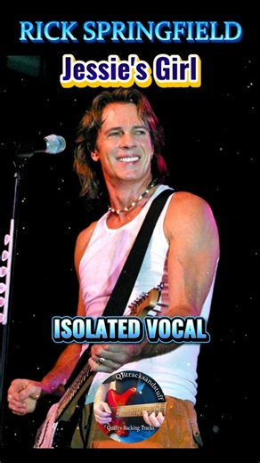 🎤RICK SPRINGFIELD Jessie's Girl *ISOLATED VOCAL*🔥