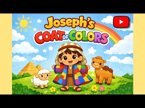 Joseph’s Coat of Many Colors 🌈 | Fun Bible Song for Kids