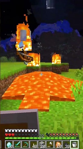 Burning an angel in Minecraft #minecraft