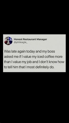 iced coffee vs job priorities 😭 | Subscribe for more #motivation 😊👍