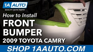 How to Remove Reinstall Front Bumper 2006-11 Toyota Camry