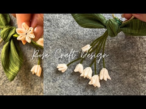 DIY Tiny Fabric Flowers || Easy and Beautiful