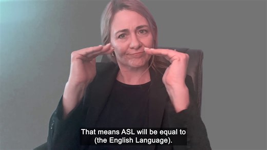 [Deanne Bray - Celebrity Spokesperson for LEAD-K] Hello, my name is Deanne Bray. I am one of the celebrity spokespersons for the LEAD-K core team. That team wrote the bill that was proposed to the state of California, the bill passed and has become a law. That bill, SB210, also called the LEAD-K bill in the state of California, occurred ten years ago, in 2015. The purpose of LEAD-K is to focus on deaf babies between age 0 to 5 in making sure they are reaching a strong understanding of language i
