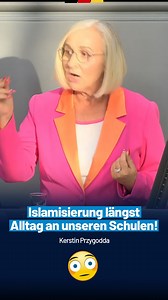 Islamisierung längst Alltag an unseren Schulen! Kerstin Przygodda #AfD #islam | AfD-Fraktion im Deutschen Bundestag