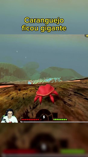 Caran Ficou Gigante no Jogo Feed and Grow Fish