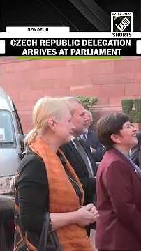 Czech Republic Delegation arrives at Parliament amid Parliament Winter Session