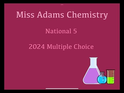 National 5: 2024 Multiple Choice