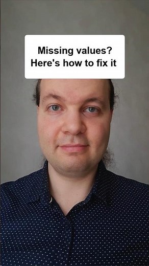 Missing values? Here's how to fix it #shorts #python #datascience