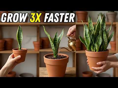How to Grow a Snake Plant 3X Faster | 8 Tricks That Actually Work