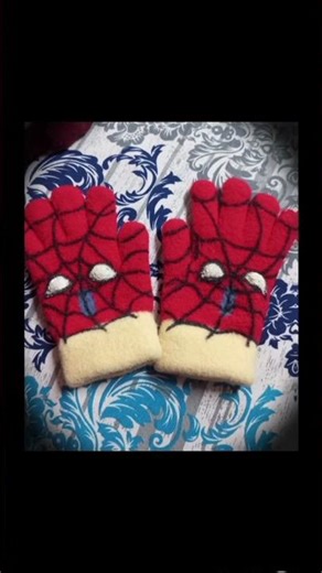#handpainted Spiderman gloves for kids#get yours#