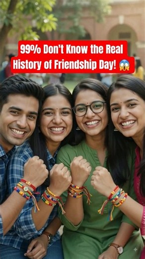 99% Don't Know the Real History of Friendship Day! 😱 #Shorts