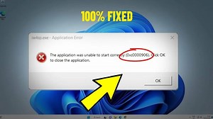 The application was unable to start correctly 0xc0000906 in Windows 11 /10/8/7 - How To Fix Error