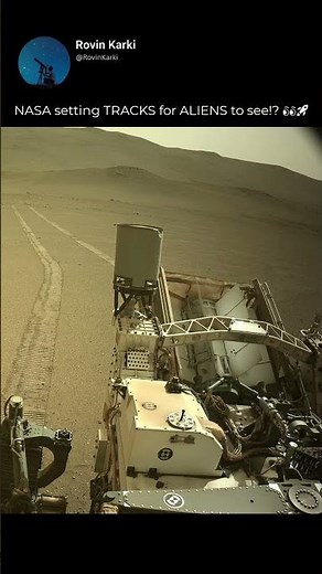 NASA setting TRACKS for ALIENS to see!