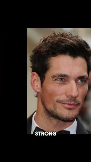David Gandy famous model known for his strong masculine appearance. #davidgandy #facialaesthetics #