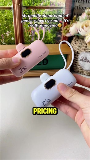 Compact Power Bank for On-the-Go Charging