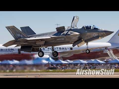 In the Box! USMC F-35B Lightning II Hover and Aerobatic Demo - Luke AFB Days Airshow 2026