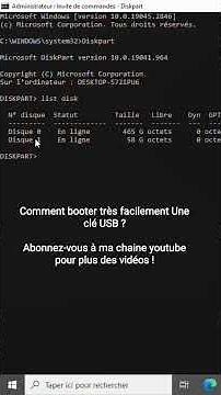 COMMENT BOOTER UNE CLE USB