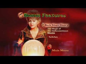 Halloweentown/Halloweentown II:Kalabar's Revenge 2005 DVD Menu Walkthrough