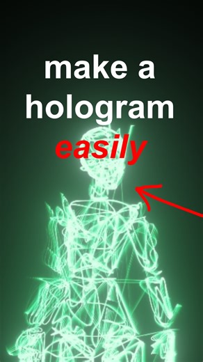 @archduchie | Make A Hologram In Under 1 Minute #tutorial #editing #hologram #howto | Instagram