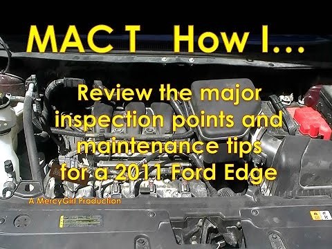 2011 Ford Edge basic maintenance tips