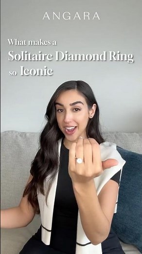 Why Solitaire Diamond Rings Are a Classic🤌| Solitaire Engagement Ring Guide | Angara Jewelry