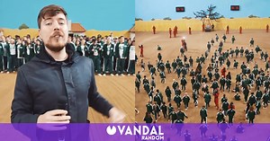 El vídeo de 'El Juego del Calamar' de MrBeast supera la barrera de las 100 millones de reproducciones
