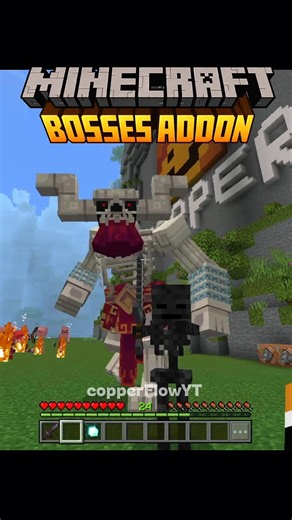 Minecraft Bosses addon for Bedrock edition 🤯 part 3