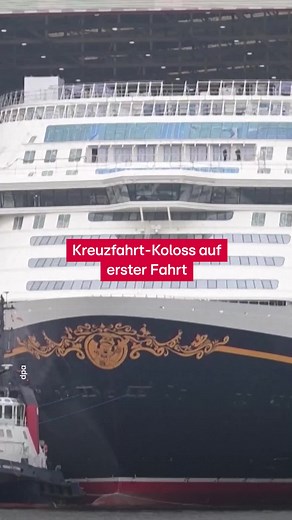 Disney Adventure startet erste Probefahrt aus Wismar