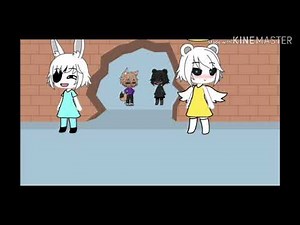 Hula hula meme (gacha life piggy) angel x memory/ bunny x doggy