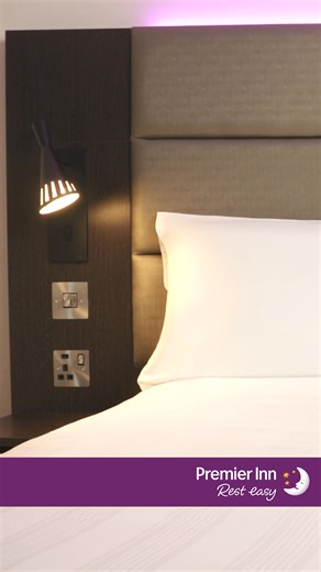 From the luxurious bedding to the power shower and free Wi-Fi, you can rest easy night after night | Premier Inn