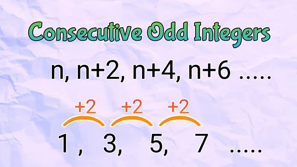 Consecutive Even and Odd Integers - Word Problem Examples