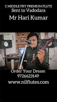 C Natural Middle Fry Flute Sent to Vadodara | Nil Flutes