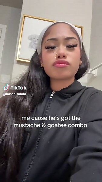 I’m just a girl #fyp #mustache #goatee | Mustache Goatee Combo