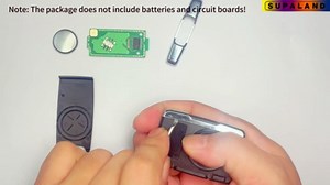 Key Fob Shell Case Replacement Fits for Chevy Silverado Colorado GMC Canyon Sierra 2014 2015 2016 2017 2018 2019 2020 2021 2022 2023 Keyless Entry Remote Control 4 Button Cover M3N-32337100