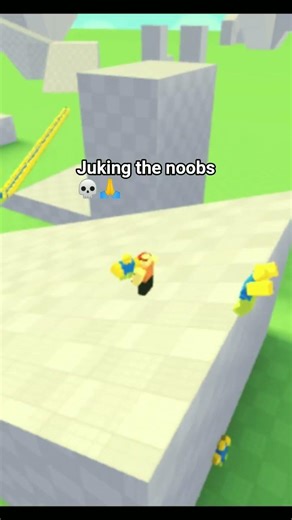 juking the NPC noobs🙏...#roblox #shorts