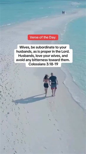 George Baseluos | Wives, be subordinate to your husbands, as is proper in the Lord. Husbands, love your wives, and avoid any bitterness toward them.... | Instagram