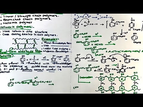 Part-4. Synthetic polymers || Classification of polymers on structure || Network Polymers