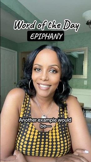 Word of the Day: EPIPHANY - Meaning & Sentence Examples