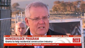172K views · 654 reactions | Prime Minister Scott Morrison has officially unveiled the Federal Government's new HomeBuilder scheme, offering $25,000 cash grants to people building new homes or renovating existing ones to support the construction sector. More on this story: https://7news.link/2MrXlOd | Sunrise | Facebook