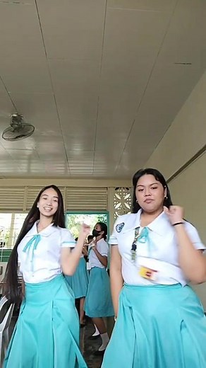 Coordinated School Dance Performance by Female Students