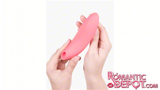 We Vibe Melt Bluetooth Couples Vibrator with Pleasure Air Clit Suction – Coral