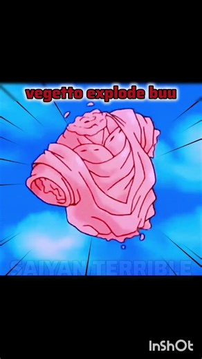 vegitto explode buu