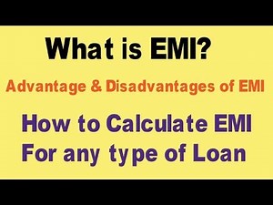 What is EMI and how is it calculated? | Advantage and Disadvantage of EMI|In Hindi