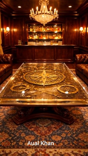 This Compass Epoxy Table Looks Unreal🤯😇🥰