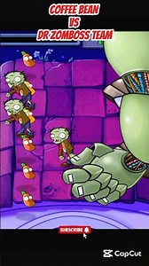 *COFFEE BEAN VS DR ZOMBOSS TEAM*#shorts #short #pvz #youtubeshorts #shortvideo #pvzfusion #gaming